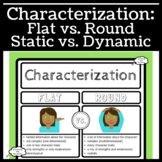 what is a dynamic character flat character definition