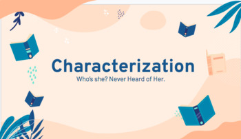 Preview of Characterization Intro Lesson: What is a character?