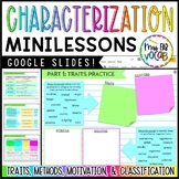 Characterization Mini-Unit | STEAL Characterization Guided Notes