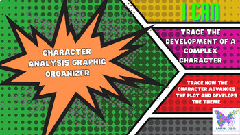 Preview of Characterization: Trace the Development of Complex Characters Graphic Organizer