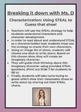 Characterization: Using STEAL & Shoes to Create & Guess an