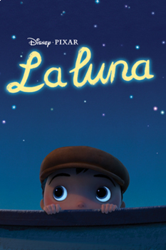 Preview of Characterization and Inference Practice - Disney/Pixar's Short Film "La Luna"