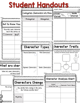 Characters Interactive And Editable Anchor Charts For Pdf Tpt