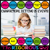 Characters, Setting & Events Lessons, Practice and Assessm