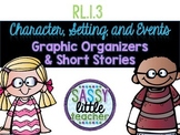 Characters, Setting, and Event Graphic Organizers & Short Stories