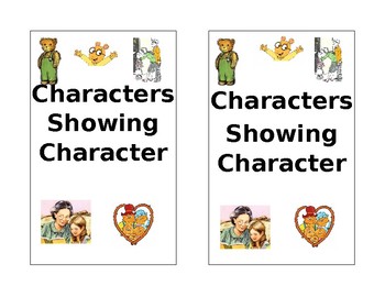 Preview of Characters Showing Character