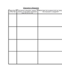 Character's Viewpoint Simple graphic Organizer