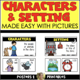 Character and Setting Made Easy with Pictures Kindergarten