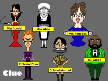 clue game characters 2015