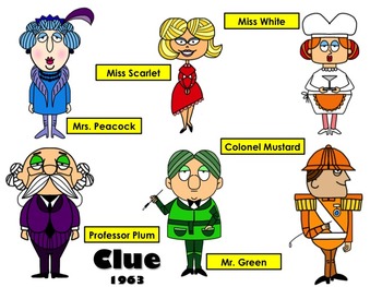 uk clue game characters