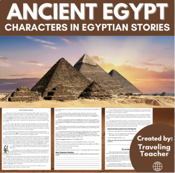 Preview of Characters in Ancient Egyptian Stories: Reading Passages, Comprehension