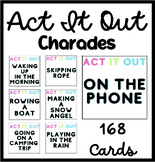 Charades | Act It Out | 168 Cards With Scenarios | Brain B