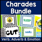 Charades Bundle | Adverb Charade, Verb Charades & Emotion 
