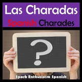Charades Spanish Vocabulary Game / Sports, Prepositions, D
