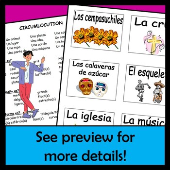 Charades Spanish Vocabulary Game With 35 Themes Complete Unit En Espanol