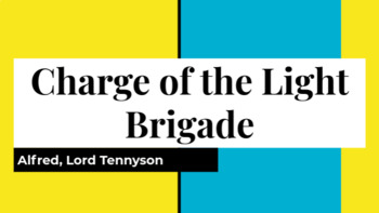 Preview of Charge of the Light Brigade slides