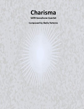 Preview of Charisma (from 17 Album) Saxophone Quartet - Score and Parts