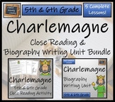 Charlemagne Close Reading & Biography Bundle | 5th Grade &