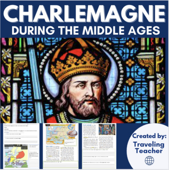 Preview of Charlemagne During the Middle Ages: Reading Passages + Comprehension Activities