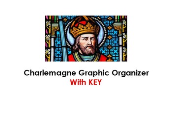 Preview of Charlemagne Graphic Organizer with KEY