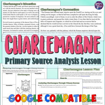 Preview of Charlemagne Primary Source Lesson