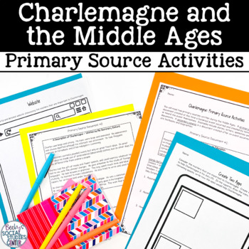Preview of Charlemagne in the Middle Ages - Primary Source Activity