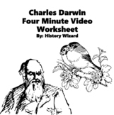 Charles Darwin Four Minute Video Worksheet