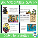 Charles Darwin Google Slides slide show presentation  