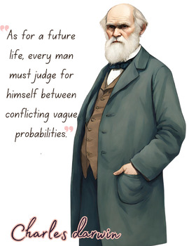 Preview of Charles Darwin Poster - Evolutionary Pioneer