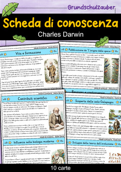 Preview of Charles Darwin - Scheda di conoscenza - Personaggi famosi (Italiano)