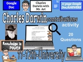 Charles Darwin contributions - 11th-12th grade  - 20 Quest