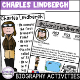 Charles Lindbergh Biography Activities, Worksheet, Report,
