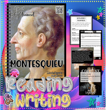 Preview of Charles Montesquieu | Influential People | Reading Comprehension + Answer