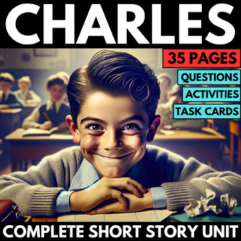 Preview of Charles Short Story Unit - Shirley Jackson - Middle School Short Story Activity