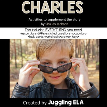 Preview of Activities and Handouts for the short story "Charles" by Shirley Jackson