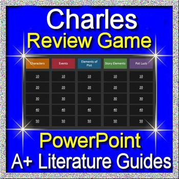 Preview of Charles by Shirley Jackson Game - Test Review Activity for PowerPoint or Google 