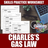 Charles's Law Worksheets | Print | Digital | Self-Grading 