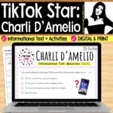 Charli D'Amelio: TikTok Reading Comprehension (Digital & Print)