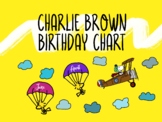 Charlie Brown Birthday Chart (Peanuts Theme)