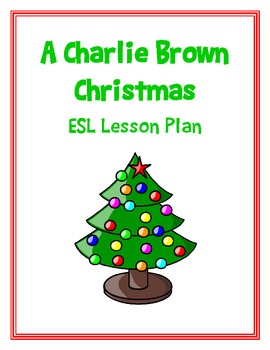 Preview of Charlie Brown Christmas ESL Vocabulary Building Lesson