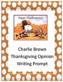 Charlie Brown Thanksgiving Opinion Paragraph