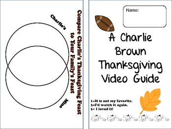 Preview of Charlie Brown Thanksgiving Video Guide