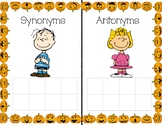 Charlie Brown The Great Pumpkin Synonym/Antonym