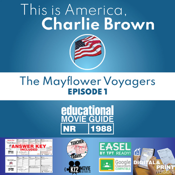 Preview of This is America, Charlie Brown The Mayflower Voyagers E01 Video Guide