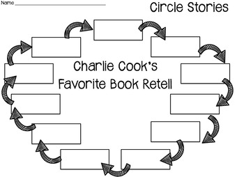 Charlie Cook's Favorite Book Circle Story Retell Activity by SMARTinFirst