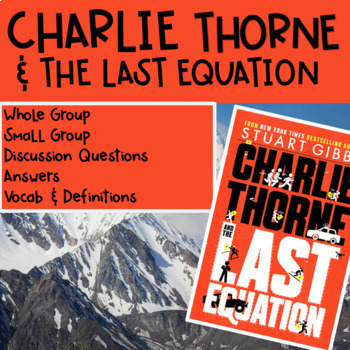 Preview of Charlie Thorne and the Last Equation Discussion Questions and Answers Book Guide