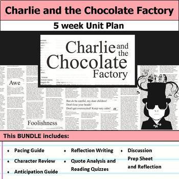 Preview of Charlie and the Chocolate Factory Unit