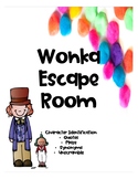 Charlie and the Chocolate Factory Activity:  Escape Room
