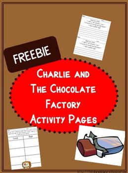 Preview of Charlie and the Chocolate Factory Activity Sheets