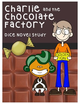 Preview of Charlie and the Chocolate Factory Book Club (Question Dice, Vocabulary, Project)